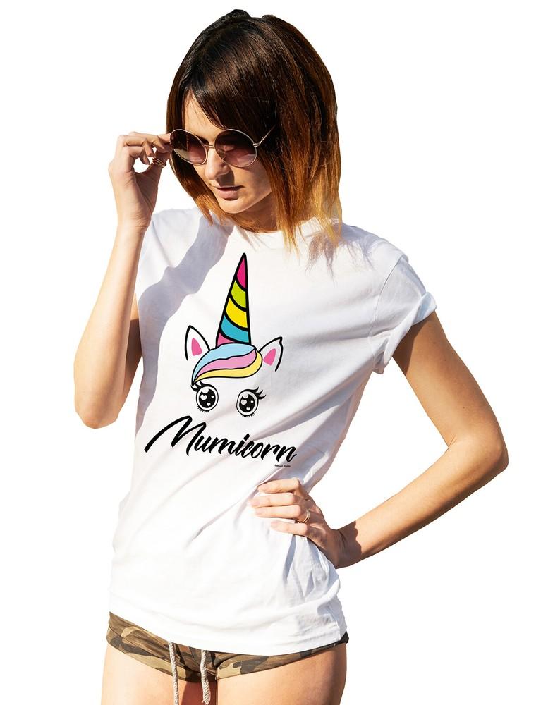 Womens Christmas T-Shirt MUMICORN Unicorn Mother Mum Birthday