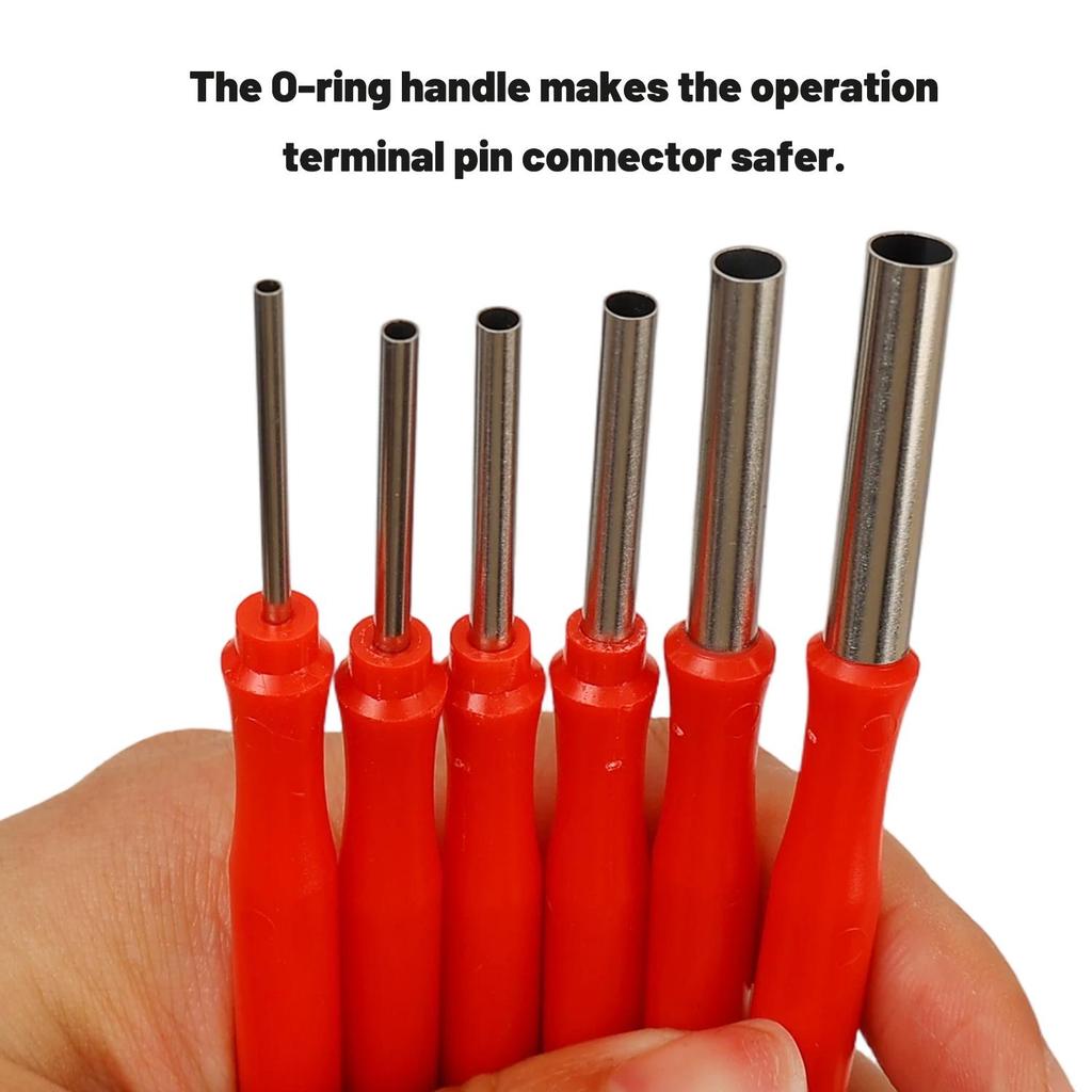 21Pcs Car Terminal Removal Tool Kit Wire Connector Pin Extractor Puller Release Key Extractor for Auto Electrical Repair Set