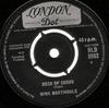 7-дюймовая пластинка WINK MARTINDALE Колода карт HLD8962 London Records 1963 Великобритания Кантри/Фолк Б/у