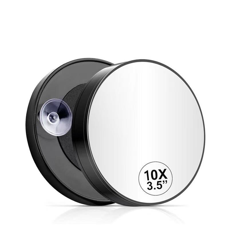 Портативное HD Зеркало для Путешествий с Увеличением 10X30X40 и Присоской - Ручное Зеркало для Макияжа и Удаления Черных Точек