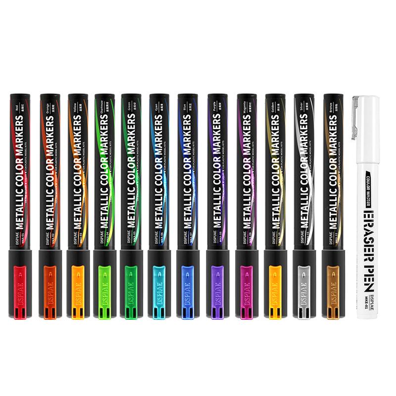 DSPIAE Despai Water-based Soft Tip Pen for Military Models - Base & Metallic Colors for Coloring & Touch-ups