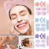 Wash Face Wrist Strap 16Pcs Face Washing Tools Skin Care Hair Grip Hair Rope  Lady