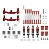 WPL для C14 C24 C34 B14 B24 1/16 RC для Металлическая Передняя Ось Рулевая Тяга Крепление Амортизаторов Комплект Запасные Аксессуары