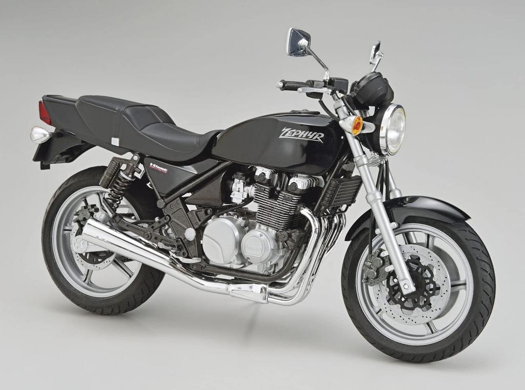 Aoshima Bunka Kyozaisha The Bike Series Kawasaki ZR400C ZEPHYR 1989 Plastic Model 1/12 No.13