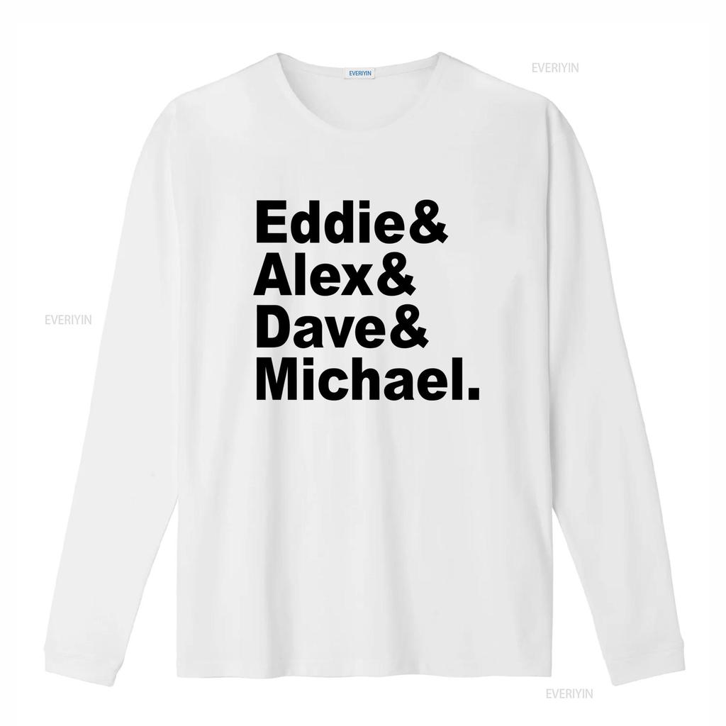 Eddie Alex Dave Michael Cotton T Shirt vintage Washed streetwear Slightly Unisex Casual Breathable Top For Everyday Wear