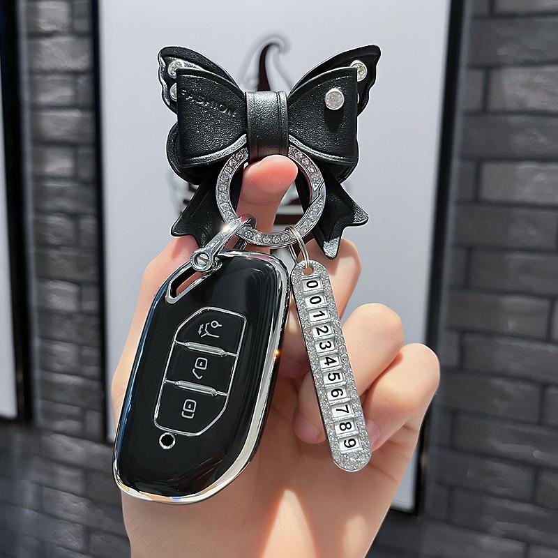 Для Dongfeng Fengxing Forthing T5 Evo T5L T5Evo Чехол для ключа автомобиля Крышка брелока Оболочка Брелок Аксессуары для интерьера