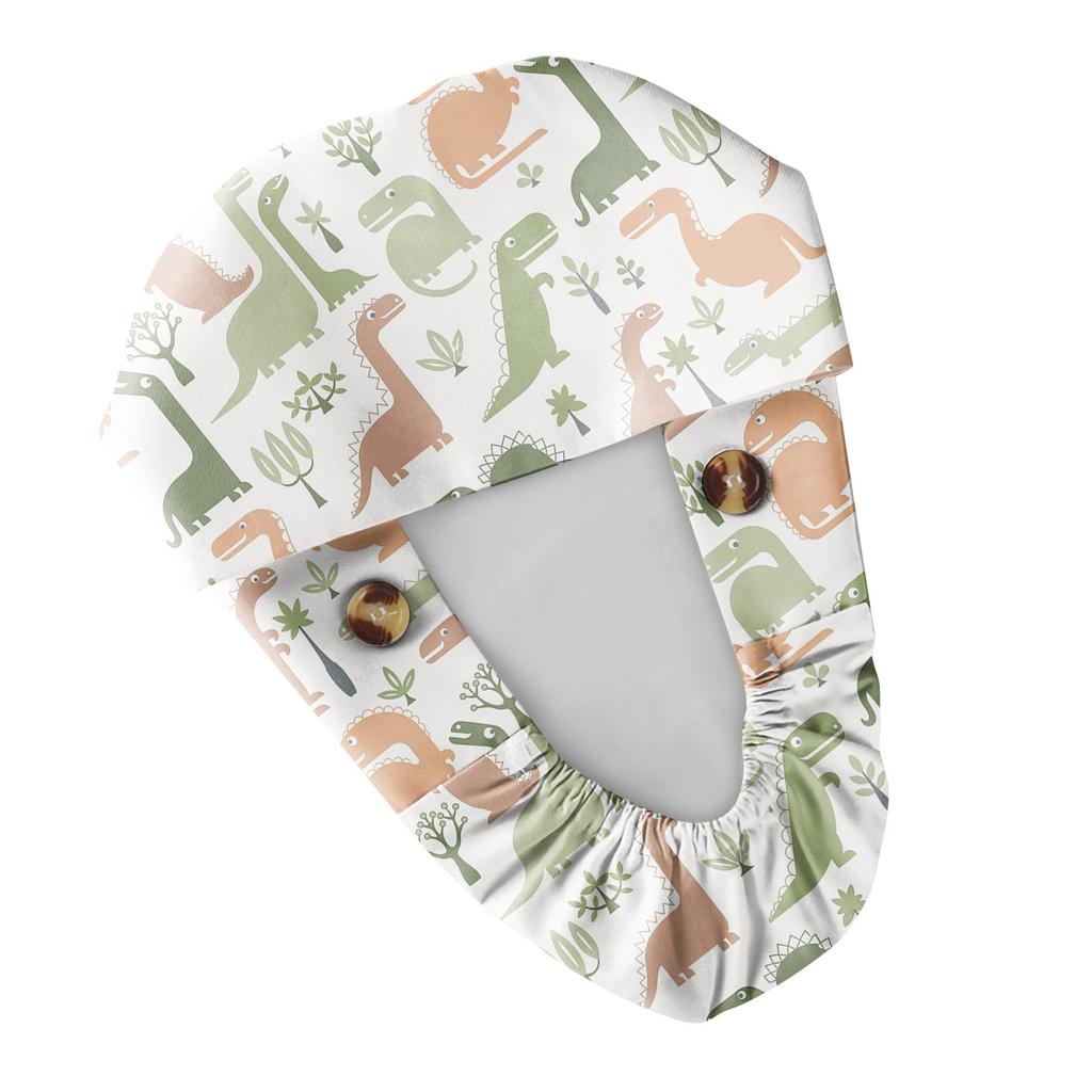 Super Absorbent Microfiber Hair Towel Wrap Quick Dry Hair Turban with Cute Crab and Starfish Design