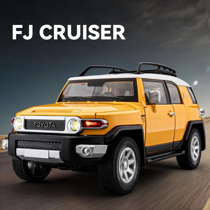 2026 Новый ЛИЦЕНЗИРОВАННЫЙ 1:24 Toyota Cruiser FJ Colooze Внедорожник для пересеченной местности Модель из сплава SUV Имитация звука и света Подарок на день рождения для ребенка Модель