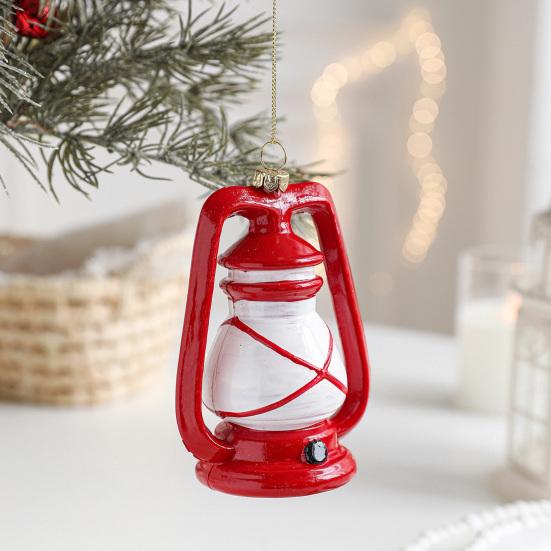 Мультяшные пластиковые украшения Санта, елочные дизайны, красочные рождественские украшения с