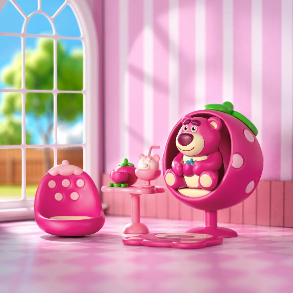 52TOYS Toy Room Series Blind Box Trading Figures Collection Figures Movie Story Hugging Bear Gachapon Desktop Decoration Doll Toys Perfect for Disney