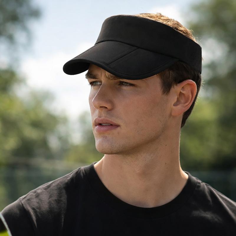 Quick-Drying Breathable Empty Top Hat Unisex Outdoor Sun Protection Sunshade Hat Foldable Sports Hat