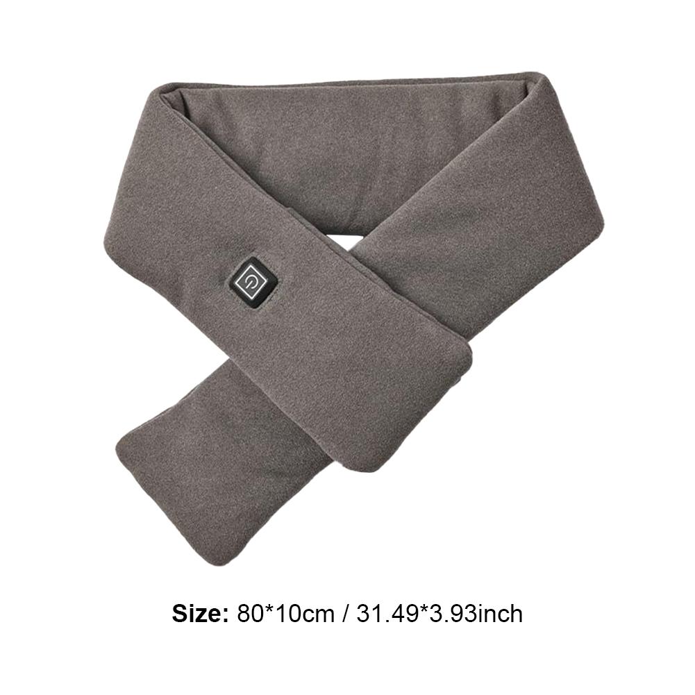 Electric Heating Scarf Heating Pads 3 Gear Heating USB Heater  Thermal Shawl Outdoor Warm Neck Brace Warm Bib For Women Men
