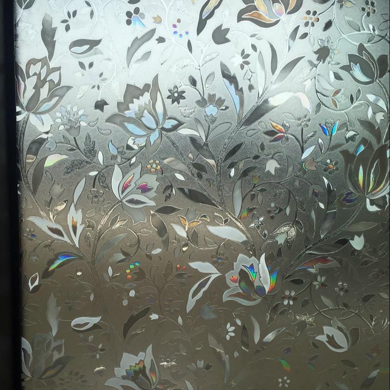 Без клея, декоративная оконная пленка, статическая самоклеющаяся непрозрачная стеклянная наклейка, домашний декор