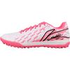 Comfortable Casual TF (Rubber Studs) Artificial Turf Shock Absorbing Non-Slip Wear-Resistant Soccer Shoes Men Sneaker Pink YSTU005-17
