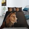 Animal Series Bedding Two Or Three-Piece Set Polyester Wolf 3D Digital Printing