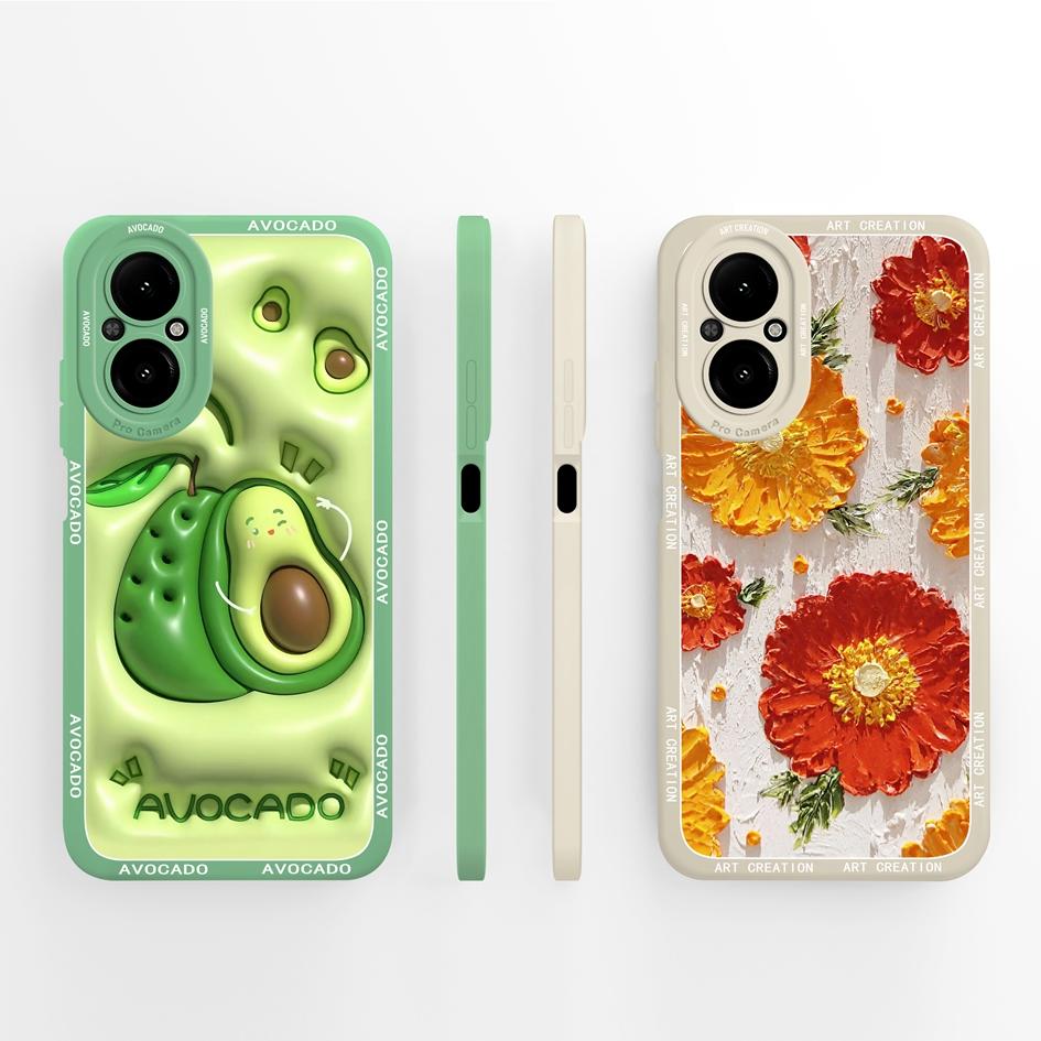Чехол для Oppo Realme C67 C65 C63 C61 C25 C25S C25Y C30 C30S C31 C33 C35 C55 C51 C53 Ленивый кот Мягкий жидкий силиконовый защитный чехол для Oppo Capa
