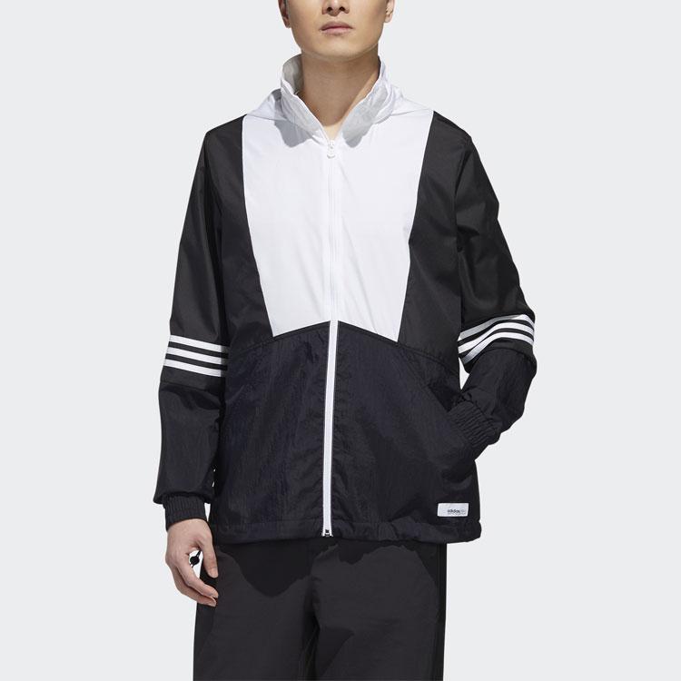 adidas Мужские куртки Neo Черная с капюшоном Умеренная Другое GJ8767