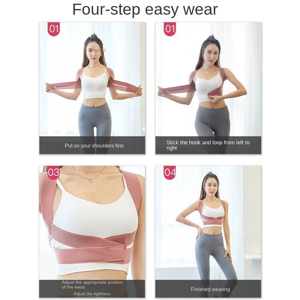 Adjustable Hunchback Corrector Invisible Back Correction Strap  Children Students Adult
