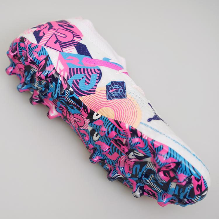 Puma Future 7 Ultimate Vol. Вверх Удобный Универсальный Mg (Резиновые короткие шипы) Поддержка искусственного газона Футбольные бутсы Мужские Футбольные бутсы 108073-01