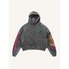 Y2K Gothic Punk Skull Print Hooded Sweatshirt Unisex Oversized Streetwear Casual Long Sleeve Pullover