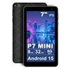 Android 15 8 ГБ 32 ГБ Памяти 5G 1024x600 IPS HD 3500 мАч Двойной Type C Планшетный ПК 7-дюймовый (18см) Планшет, Пятиядерный планшет, ОЗУ, (1 ТБ с возможностью расширения), WiFi,