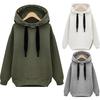 Europe and the United States Loose Long-sleeved Hooded Thick Long Sweatshirt