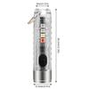 Mini LED Flashlight 10 Light Mode Self-Defense Tactical Keychain Flashtorch High Powerful Portable Outdoor Lighting