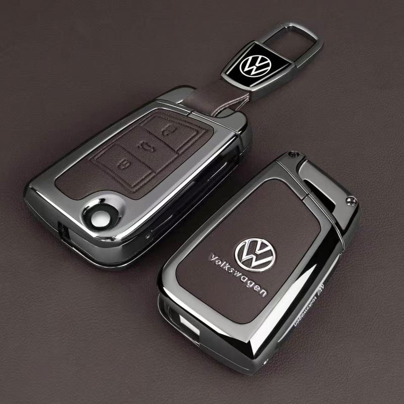 Ключница для Volkswagen: Подходит для моделей Teramont, Bora, Golf, Sagitar L, Tayron, Magotan, T-Roc и T-Cross