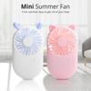 Mini USB Fan Cute Portable Handheld Fan Home Office Desk Speed Adjustable Air Cooler Outdoor Travel Rechargeable Fan