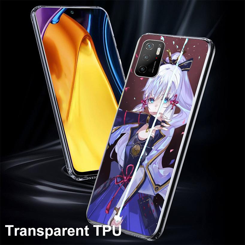 Чехол для телефона Genshin Impact Камисато Аяка для Xiaomi Poco F7 Ultra X7 X6 Pro X5 Redmi 15 15C 13 13C 12 12C 10 10A 10C 9 9A 9C 9T