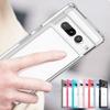 Для Google Pixel 7 Pro Чехол Силиконовый Прозрачный Рамка Противоударный ТПУ Capa Google Pixel 8 Pro 8A 7 Pro 7A 6A Чехол Защитный Телефон