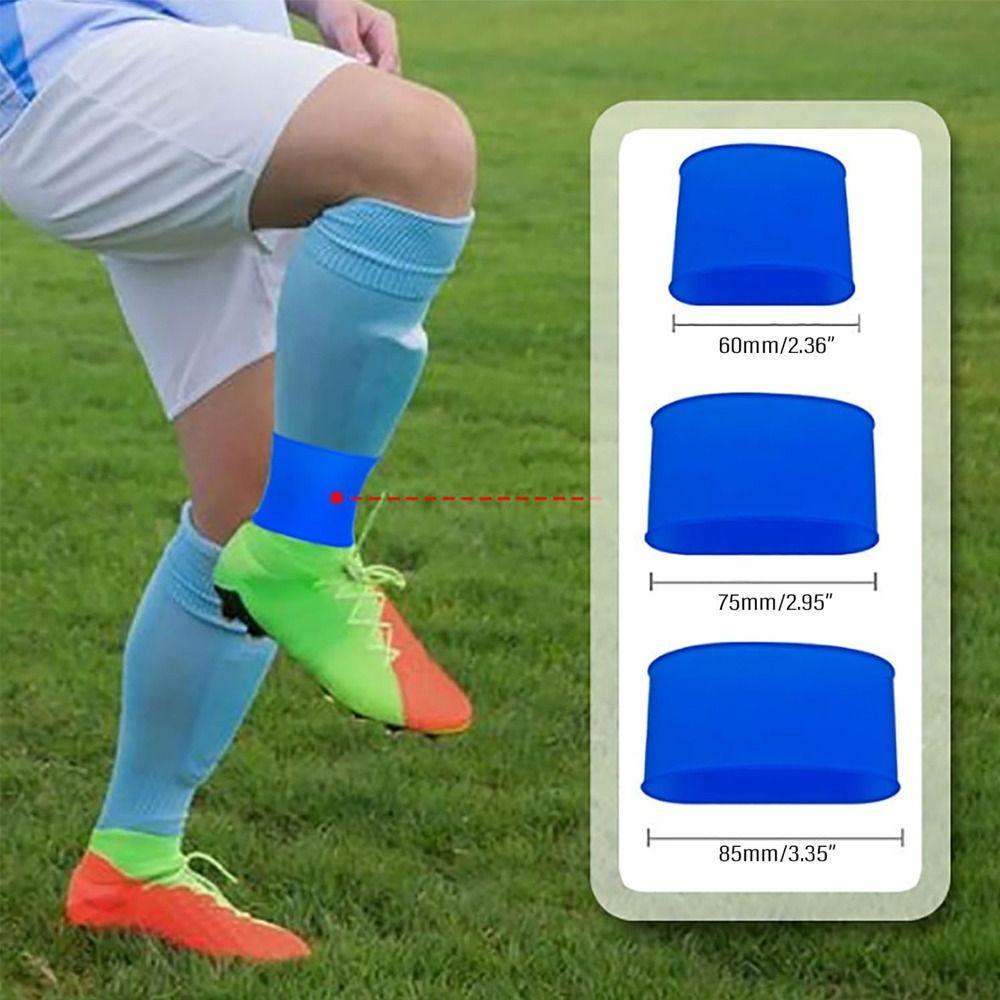 Elastic Fit Sock Holder Straps Non-Slip Sports Leg Sleeves Shin Guard Holders Football Training