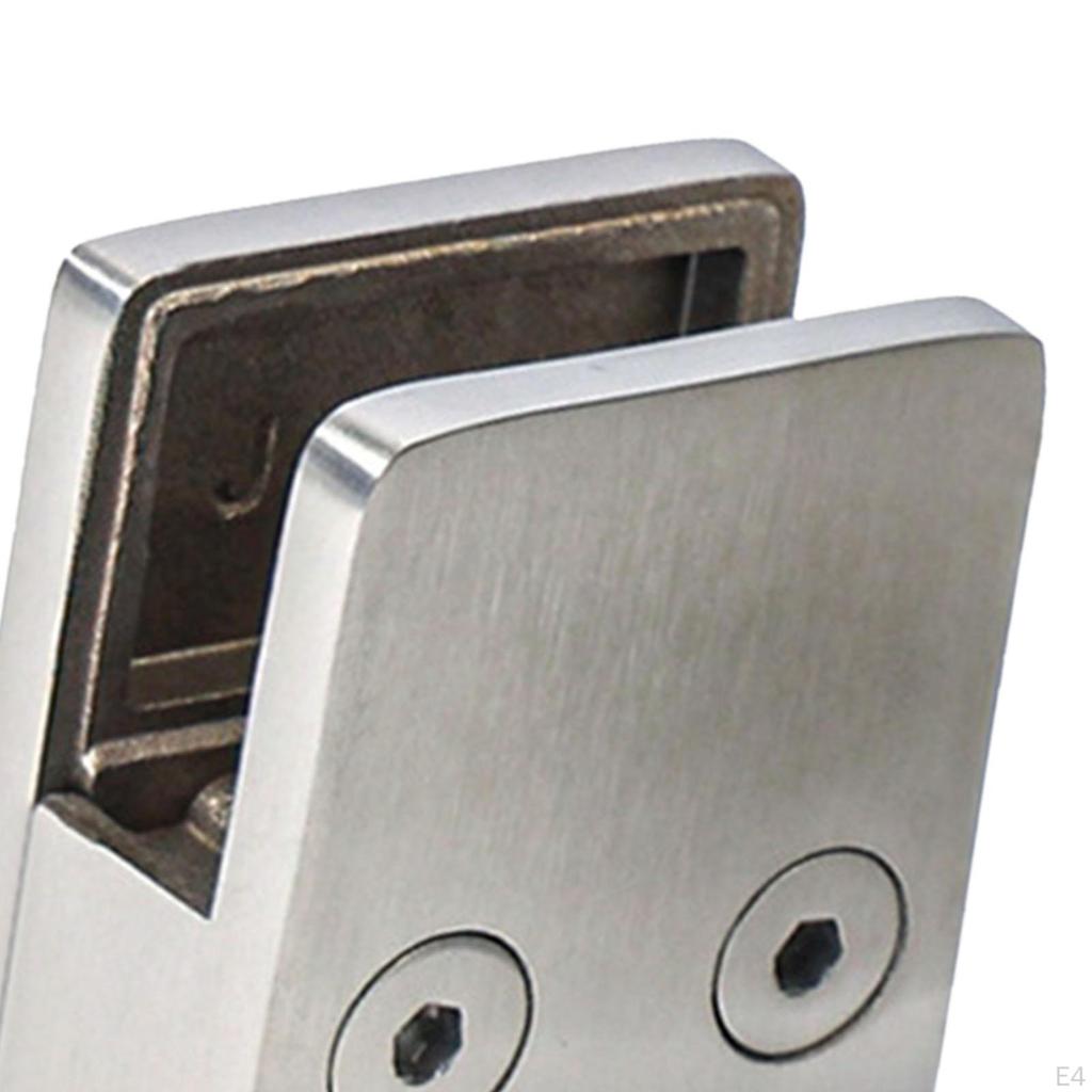 Glass Clamp Adjustable Shelf Bracket Door Replace Parts for Staircase