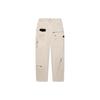 Li Ning X Pleasures Floral Label Straight Loose Casual Pants Men Bottoms Oatmeal-Gray AKXT779-2