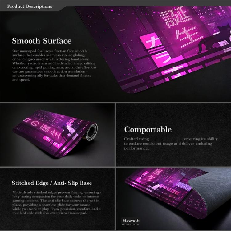 Игровой коврик для мыши Аксессуары для ПК Настольный коврик Игровой коврик Расширенный коврик Мышь Геймерский стол Интерьер Коврик для мыши Коврик для мыши