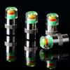 ANKI HAPPIGO 8Pcs 2.2Bar 32-To-35 PSI Car Tire Pressure Monitor Valve Stem Caps Sensor Indicator Easy To Read 3 Color Eye Alert