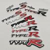 3D Металлический Логотип Type R S Накладка на Переднюю Решетку Значок на Задний Багажник Наклейки для Civic TYPER CRV Accord Fit Автоаксессуары