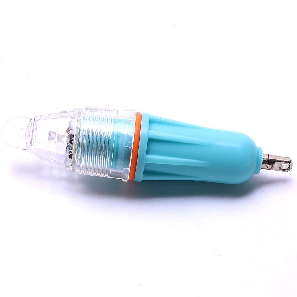 1Pcs PC LED Fish Lure Light IP68 Waterproof Underwater Fish Attraction Light for Night Sea Fishing
