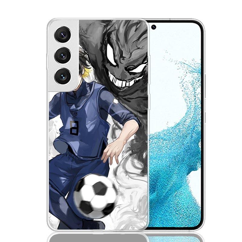Чехол для телефона Blue Lock Бачира Мегуру для Samsung Galaxy S26 S25 Edge S24 S23 FE S22 Ultra S21 Plus S20 + Fundas Cover Coque Galax