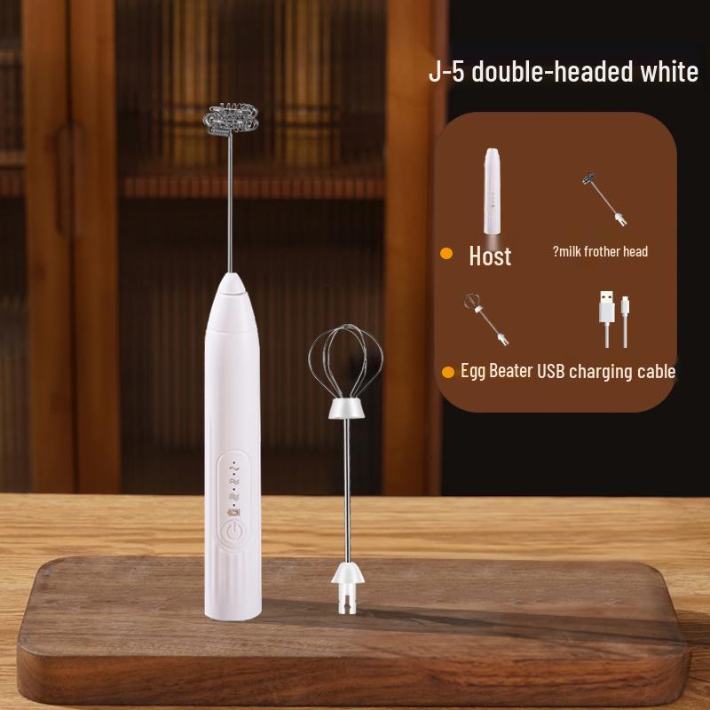 Новый электрический вспениватель молока из нержавеющей стали и портативный миксер