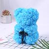 25cm Romantic Fake Rose Flower Foam Bear Doll Valentines Day Birthday Xmas