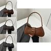 Chic Street Style Shoulder Bag For Women In Solid Black Or Brown Perfect For Daily Use