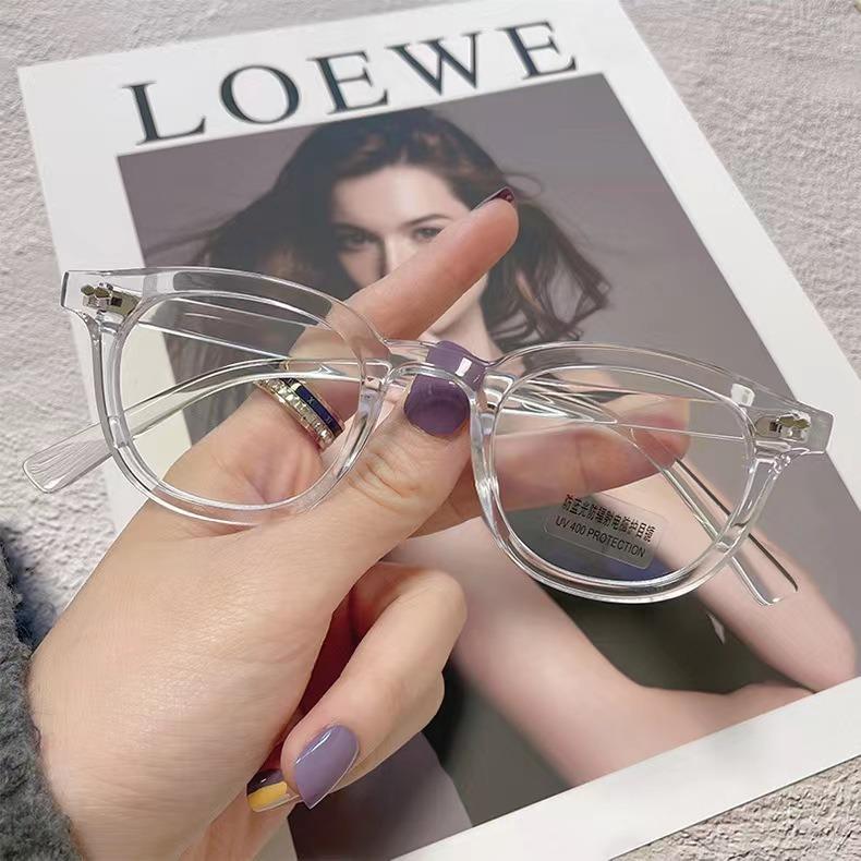 Очки с круглыми оправами, блокирующие синий свет, женские, маленькая оправа, для маленького лица, плоские зеркальные, мужские, студенческие, литературные, оправа для миопии