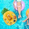 Inflatable Float Drink Holder Beverage Food Refreshment Table Tray Buffet Serving Bar for