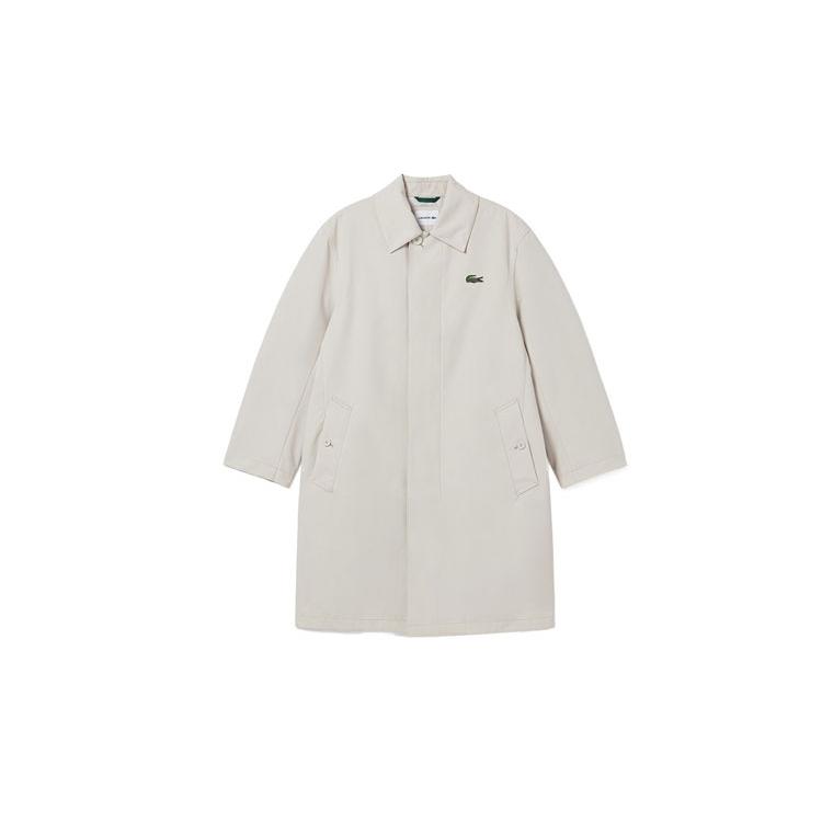 Lacoste Мужской тренч Светло-хаки BH5946-BUQ