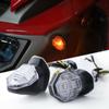 2X Universal Motorcycle 1Led Amber Turn Bike Signal Indicators Blinker Lights