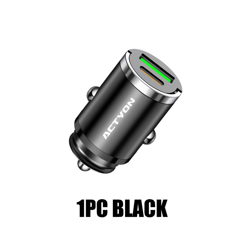 For SsangYong 100W Mini Car Charger Lighter Fast Charging PD USB Type C Phone Charger Kyron Actyon Sport Tivoli Torres Korando fpvcm00