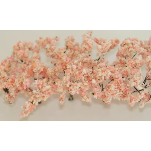 Set of 10 Cherry Blossom Trees for Railway and Architectural Model Dioramas