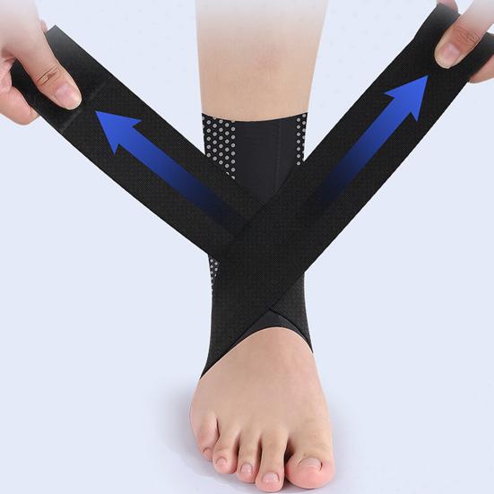 Бандаж на голеностоп для мужчин и женщин, стабилизирующий голеностопный бандаж при растяжении связок, регулируемая поддержка стопы, компрессионный рукав при тендините, артрите
