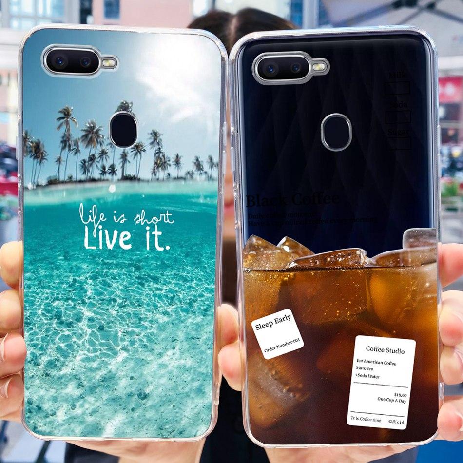 Чехол для телефона OPPO F9 Oppo F9 Pro F 9 F9Pro CPH1823 CPH1881 CPH1825 Элегантный рисунок Мягкий силикон ТПУ Задняя крышка